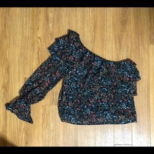 One Shoulder Flowy Top Size XXS